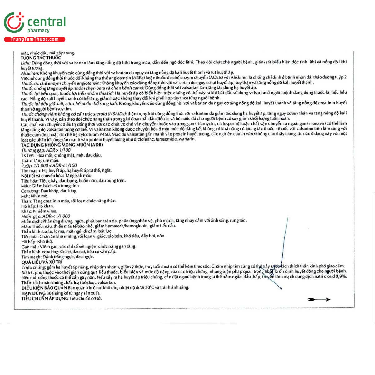 thuoc valsartan 160 pharimexco 6 I3822 thuoc valsartan 160 pharimexco 6 I3822
