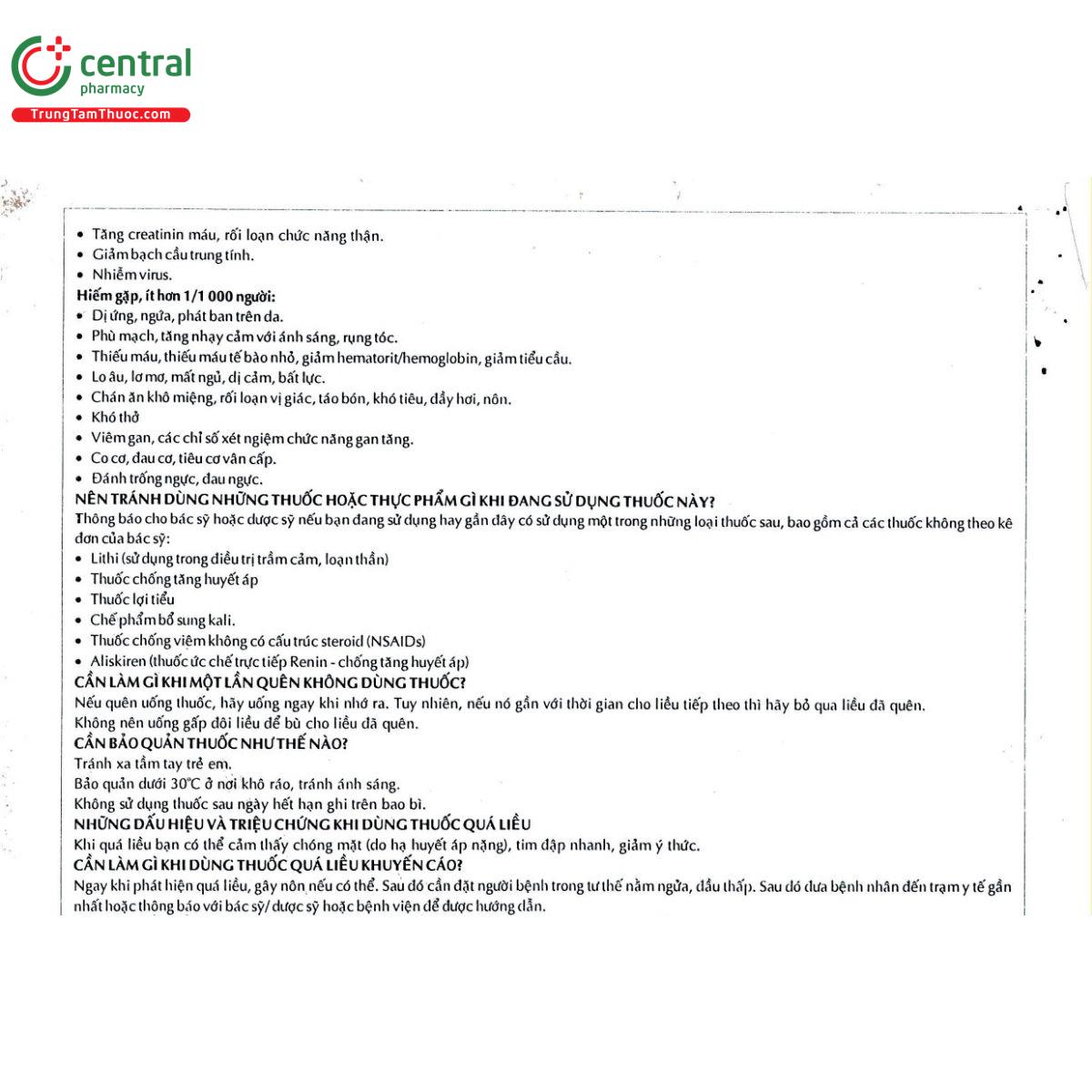 thuoc valsartan 160 pharimexco 9 O6656 thuoc valsartan 160 pharimexco 9 O6656