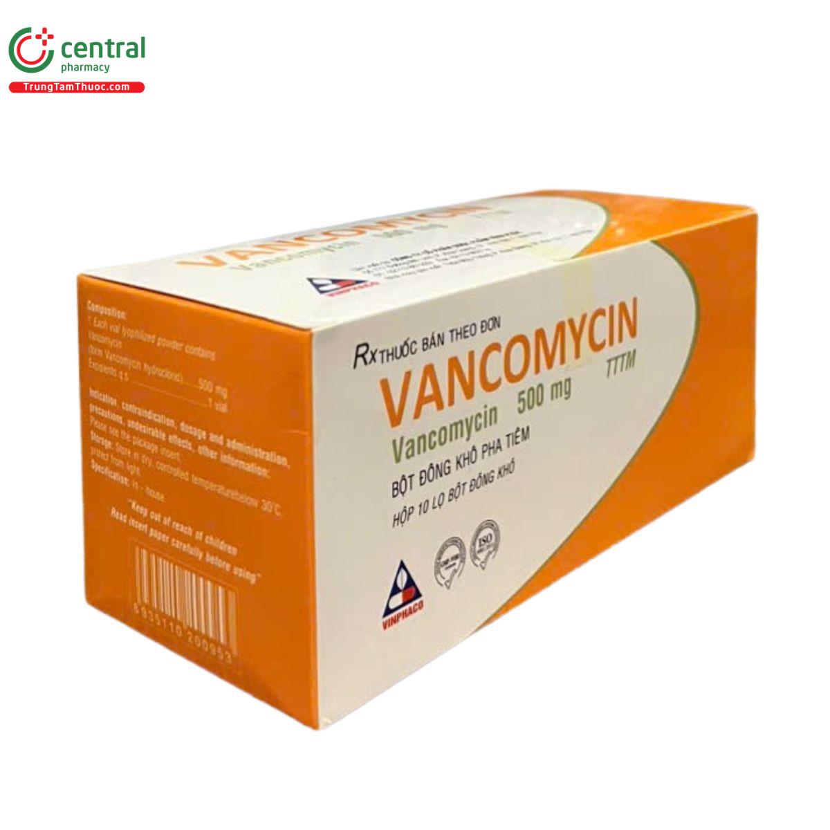 thuoc vancomycin 500mg 10 lo 6 Q6356