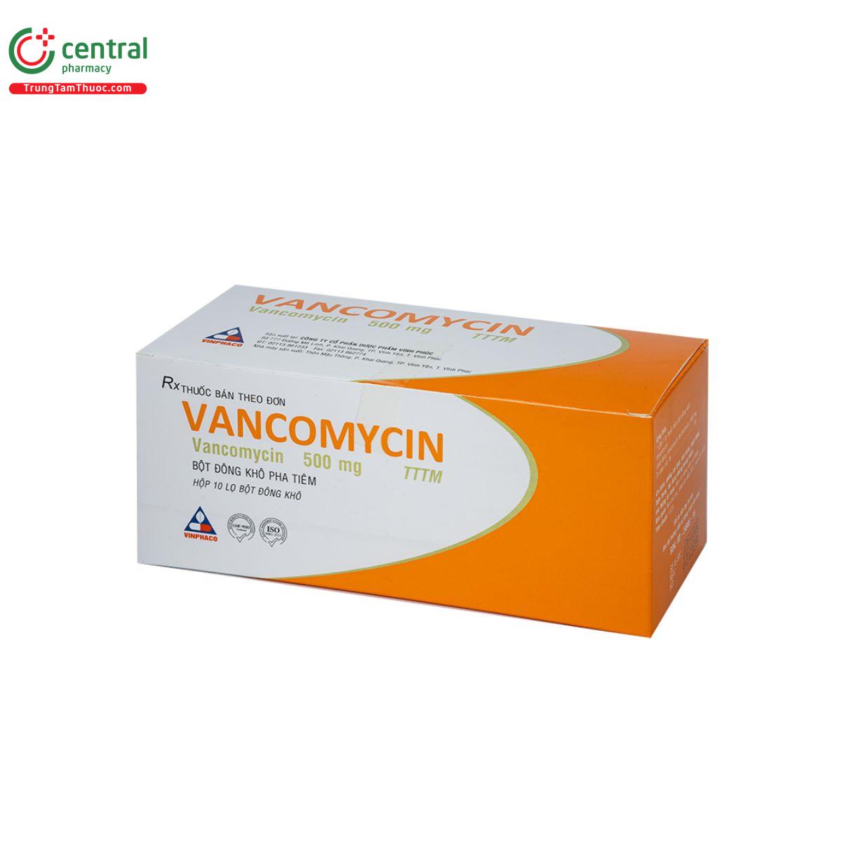 thuoc vancomycin 500mg 10 lo 7 Q6073