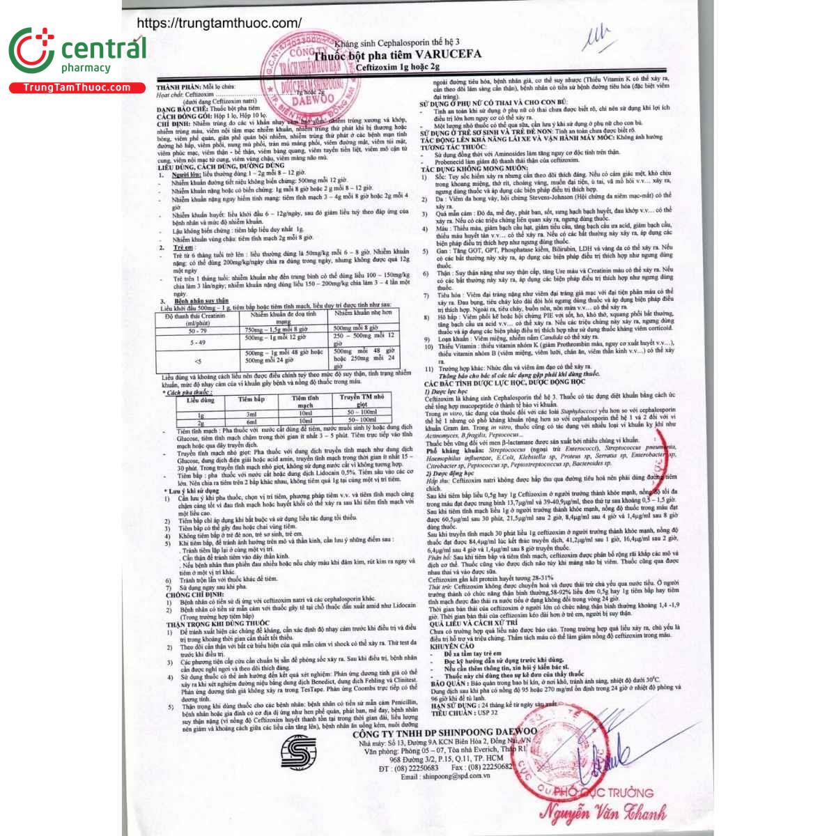 thuoc varucefa 1g 4 M4664 thuoc varucefa 1g 4 M4664