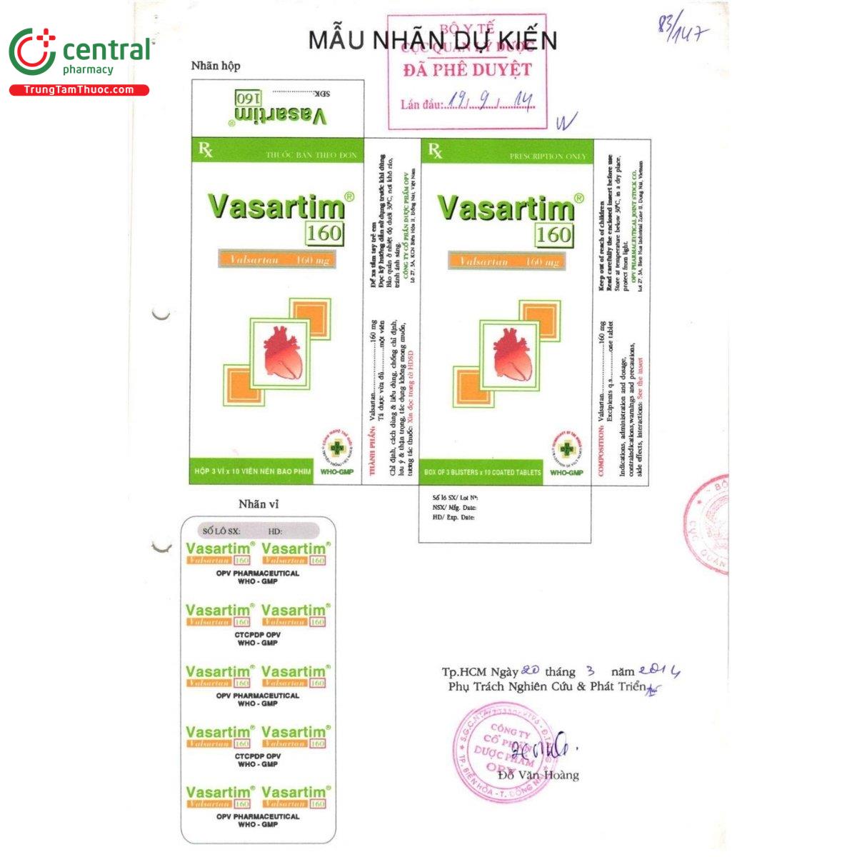 thuoc vasartim 160 2 A0747 thuoc vasartim 160 2 A0747