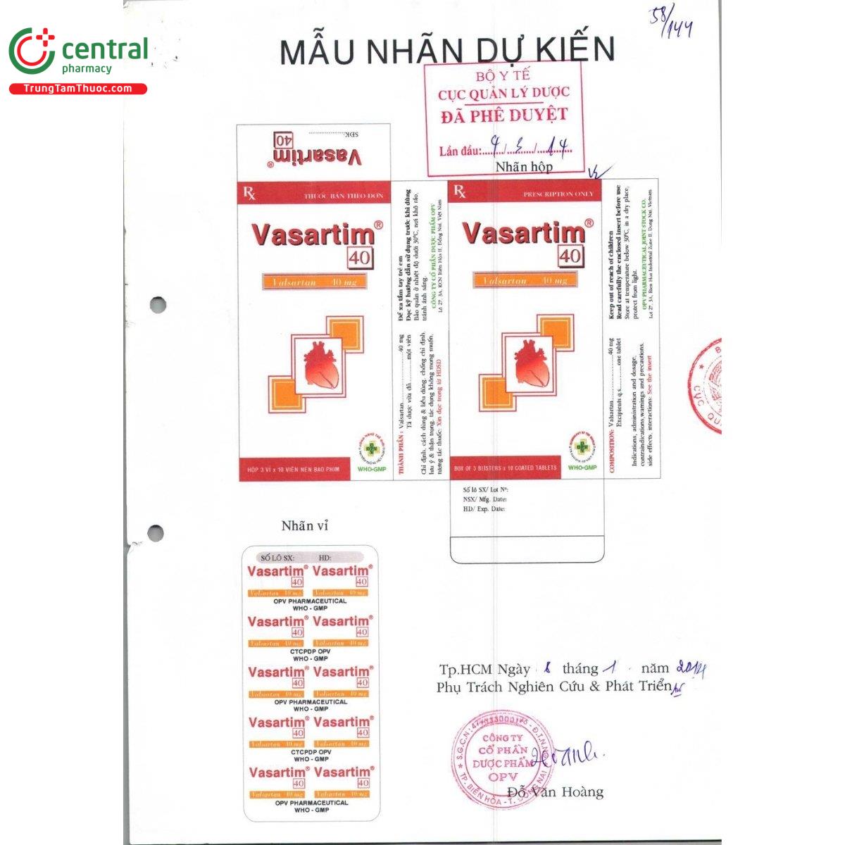 thuoc vasartim 40 2 T7186 thuoc vasartim 40 2 T7186