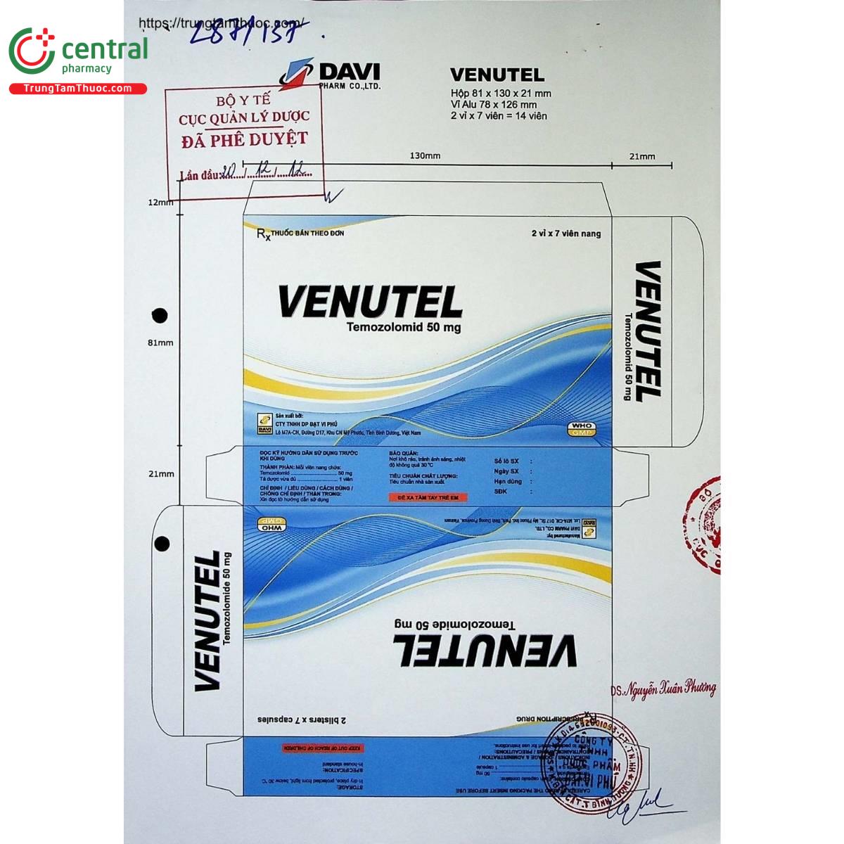 thuoc venutel 50mg 2 K4641 thuoc venutel 50mg 2 K4641