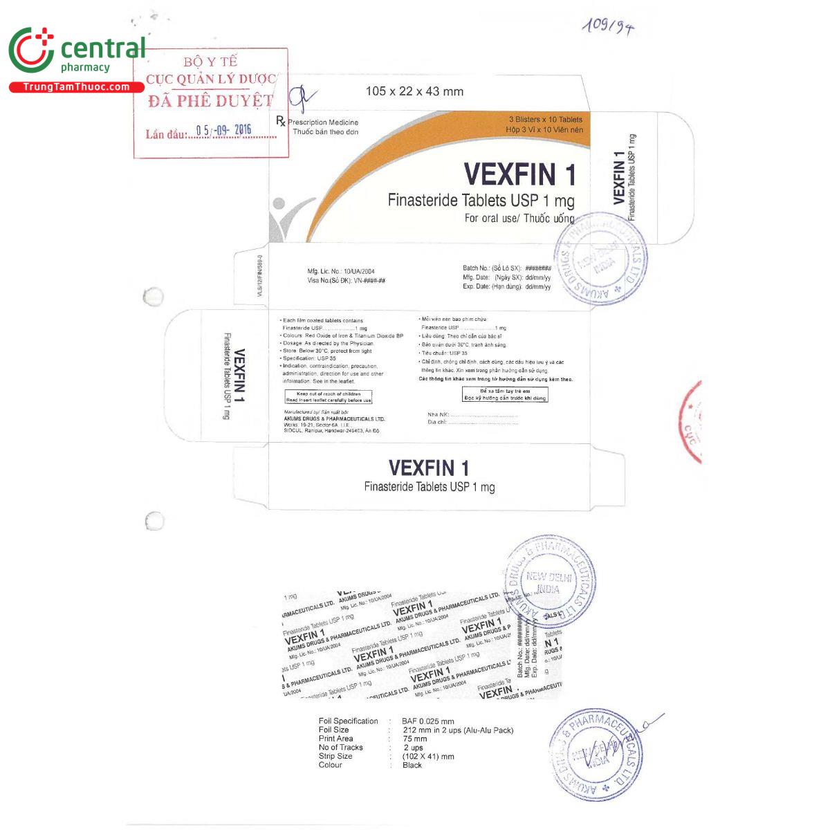 thuoc vexfin 1 2 H3230 thuoc vexfin 1 2 H3230