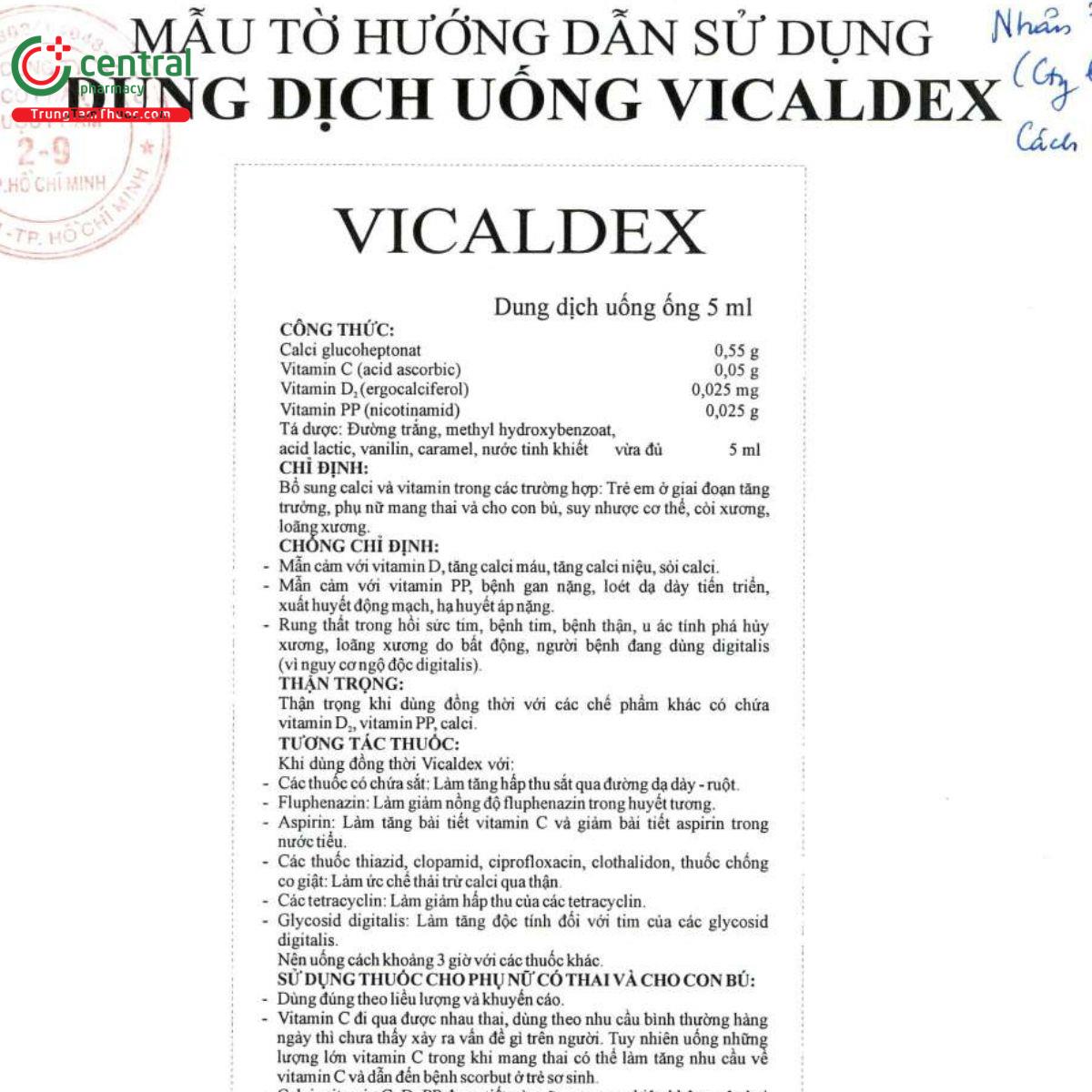 thuoc vicaldex 5 L4643 thuoc vicaldex 5 L4643