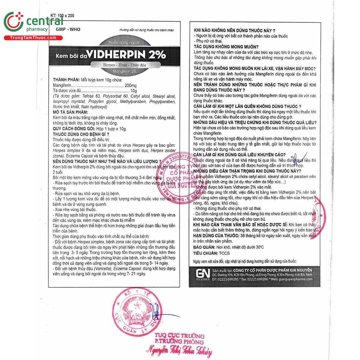 thuoc vidherpin 2 4 F2380 thuoc vidherpin 2 4 F2380