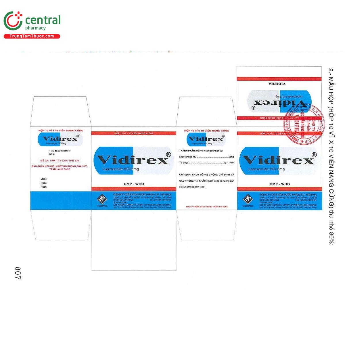 thuoc vidirex 2mg 4 D1282 thuoc vidirex 2mg 4 D1282