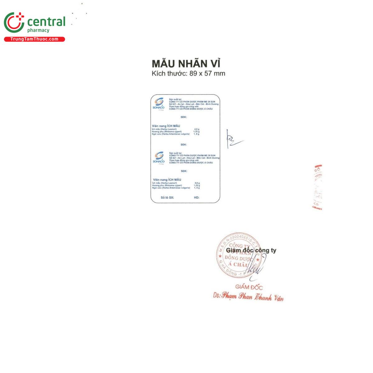 thuoc vien nang ich mau acp 3 H3741 thuoc vien nang ich mau acp 3 H3741