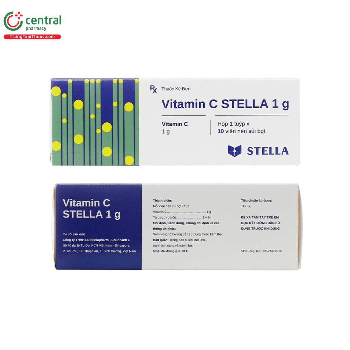 thuoc vien sui vitamin c stella 1g 7 N5328