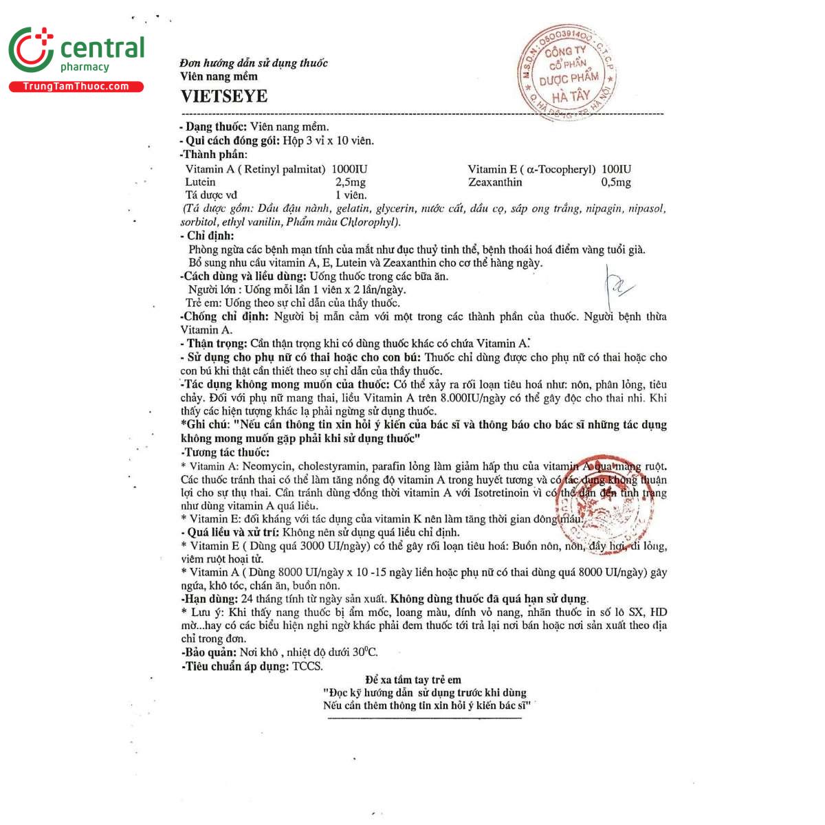 thuoc vietseye 3 Q6728 thuoc vietseye 3 Q6728