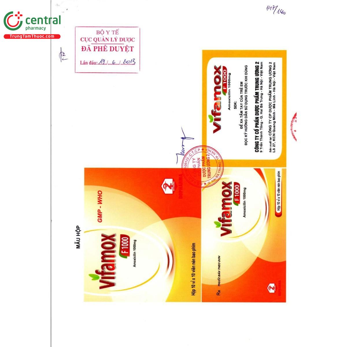 thuoc vifamox f1000 3 A0027 thuoc vifamox f1000 3 A0027