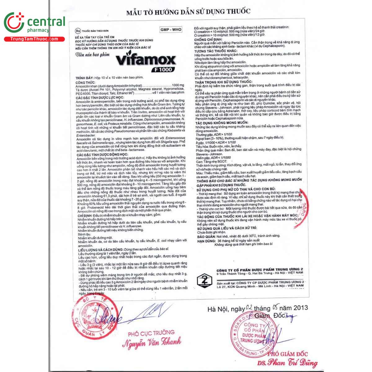 thuoc vifamox f1000 6 U8358 thuoc vifamox f1000 6 U8358