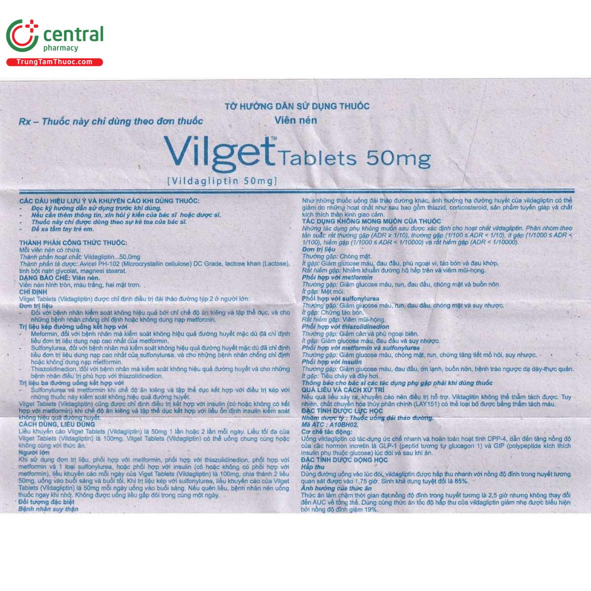 thuoc vilget tablets 50mg 9 R7426