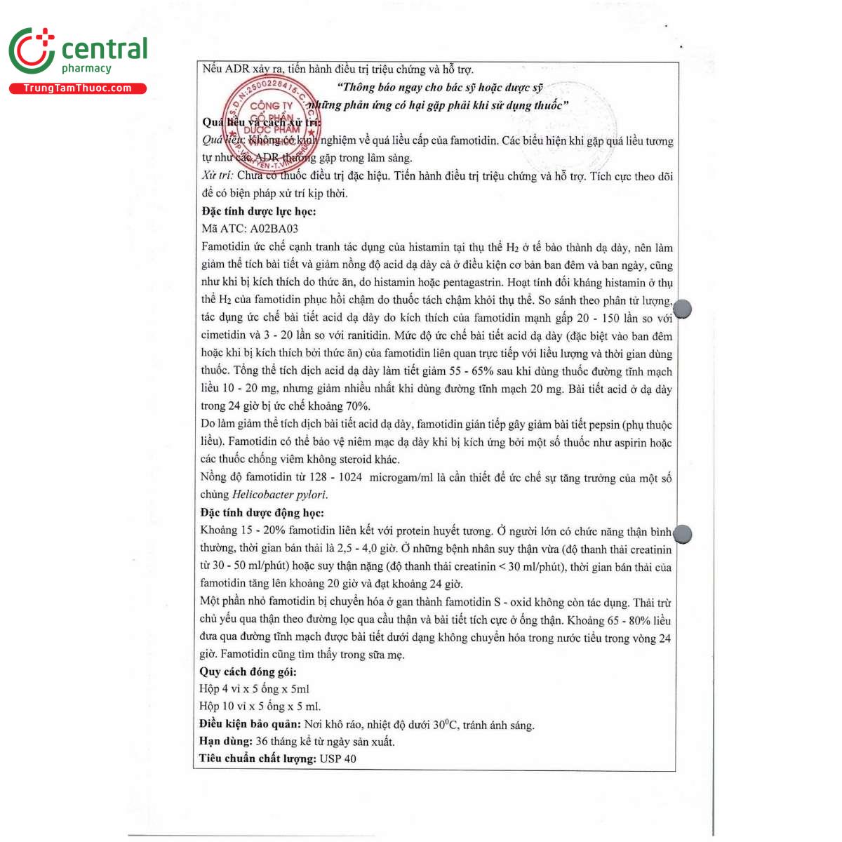 thuoc vinfadin 40mg 5ml 7 N5701 thuoc vinfadin 40mg 5ml 7 N5701