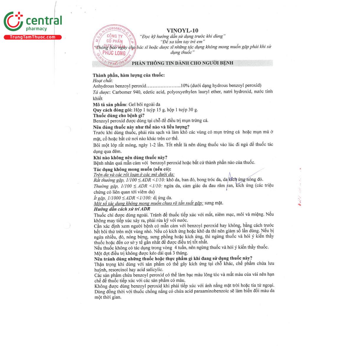 thuoc vinoyl 10 4 O5017 thuoc vinoyl 10 4 O5017