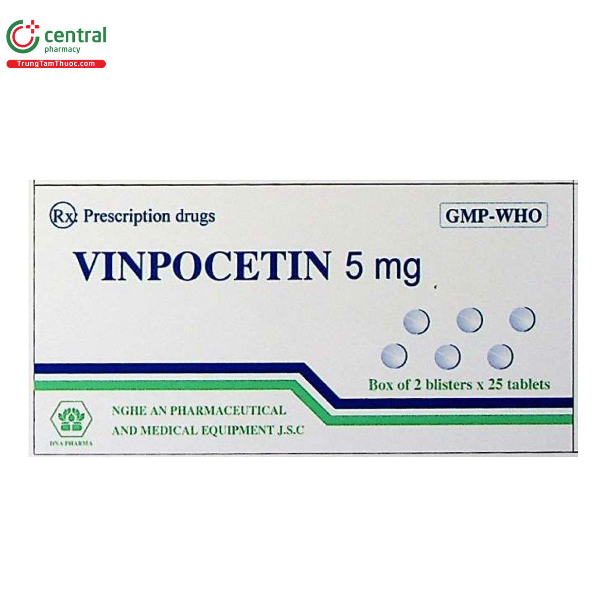 thuoc vinpocetin 5mg dna pharma T7544