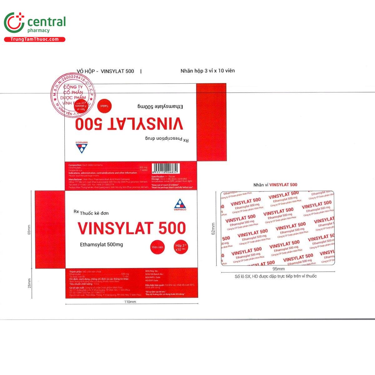 thuoc vinsylat 500mg 2 P6210 thuoc vinsylat 500mg 2 P6210