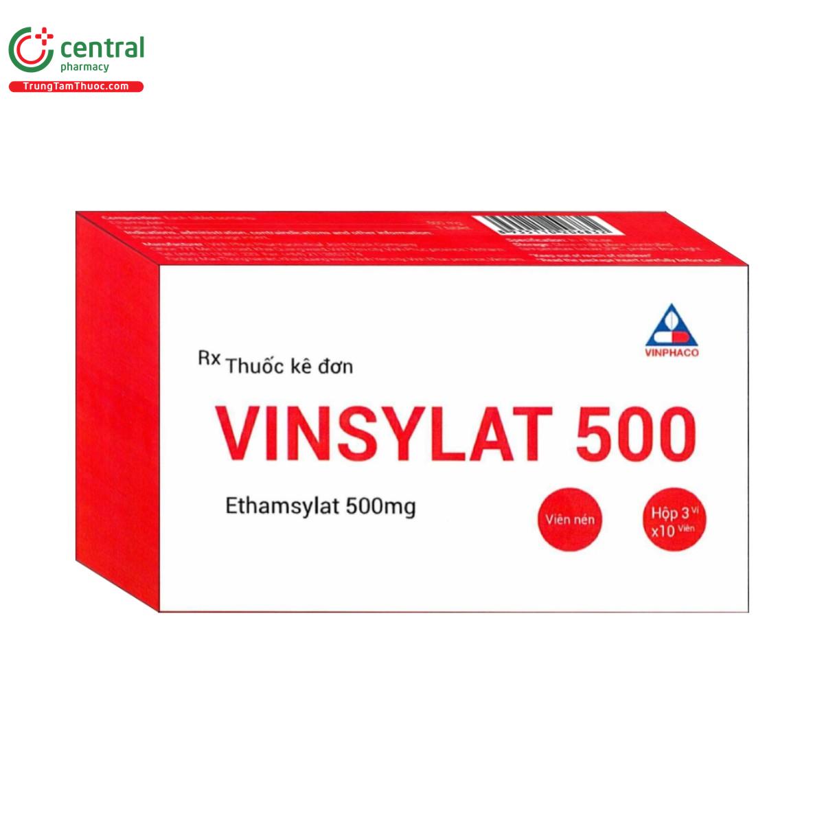 thuoc vinsylat 500mg G2573 thuoc vinsylat 500mg G2573