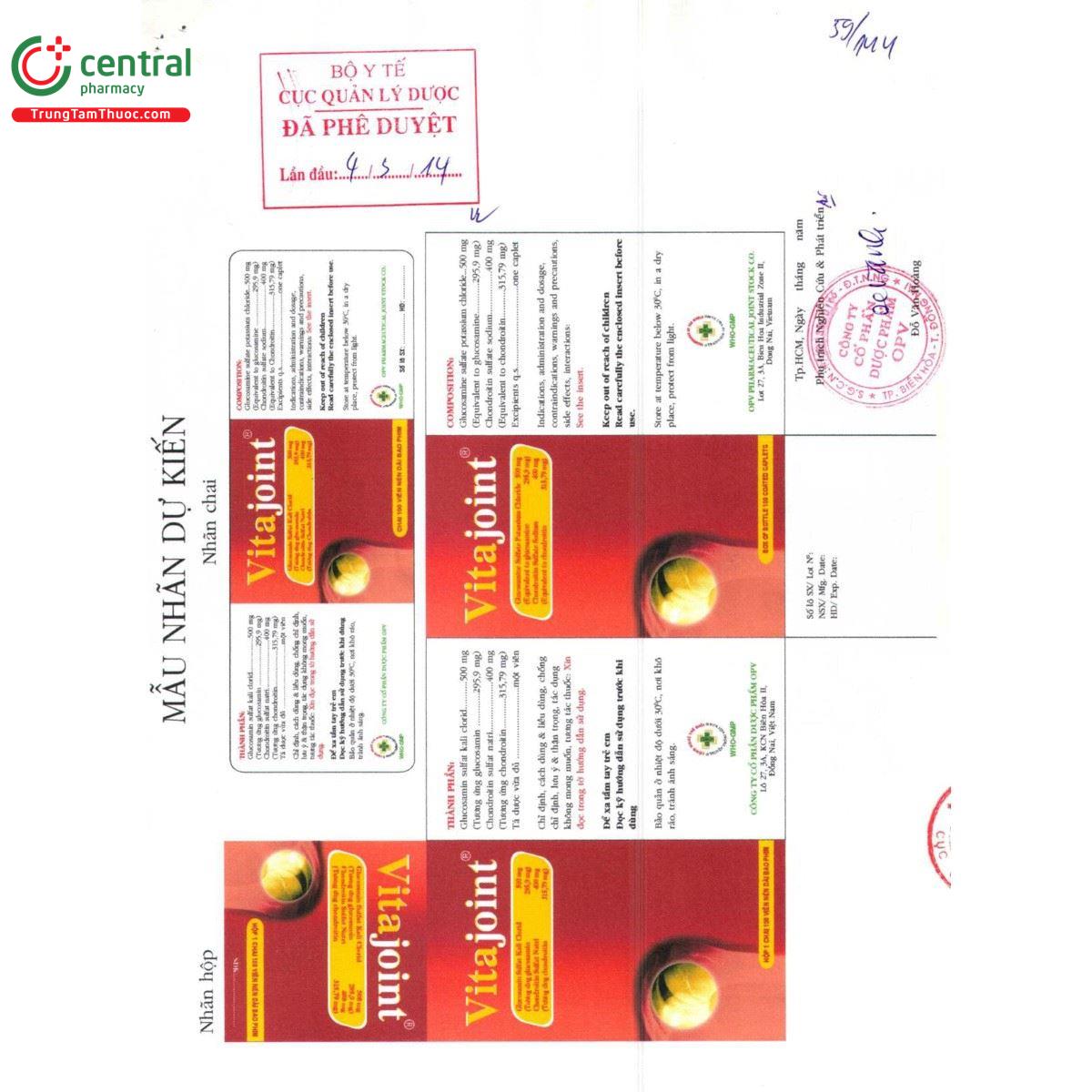 thuoc vitajoint 500mg 400mg 2 U8388 thuoc vitajoint 500mg 400mg 2 U8388