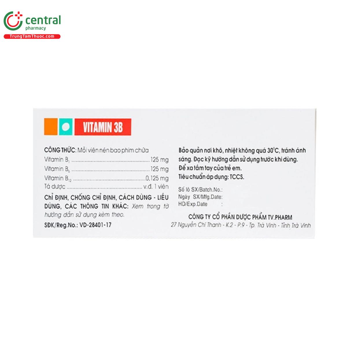 thuoc vitamin 3b tv pharm 6 K4270 thuoc vitamin 3b tv pharm 6 K4270