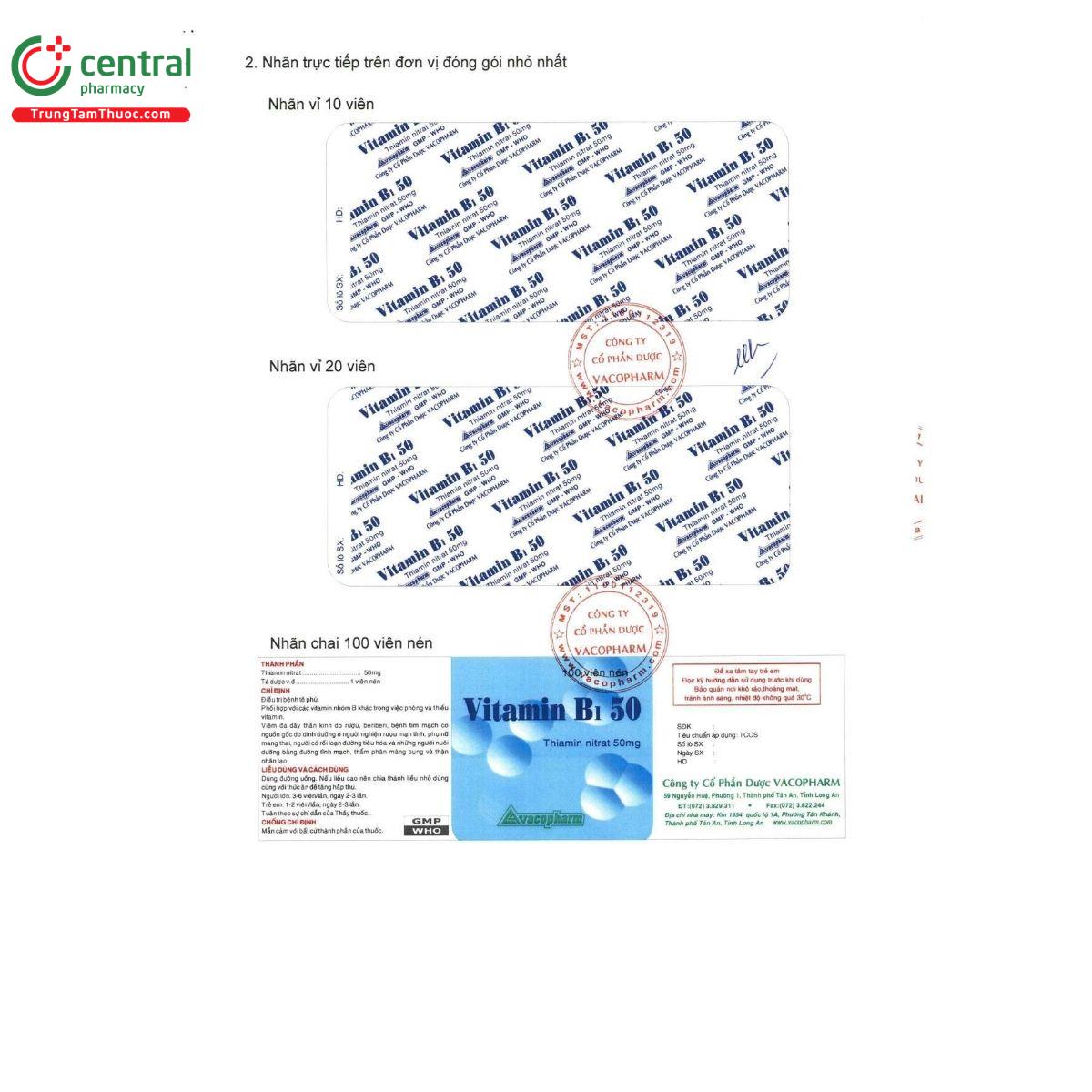thuoc vitamin b1 50 vacopharm 4 P6005 thuoc vitamin b1 50 vacopharm 4 P6005