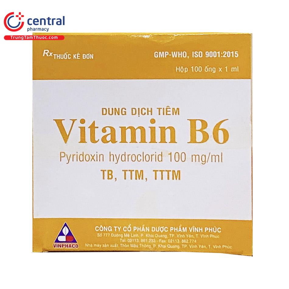 thuoc vitamin b6 100mg 1ml viphaco 9 I3164
