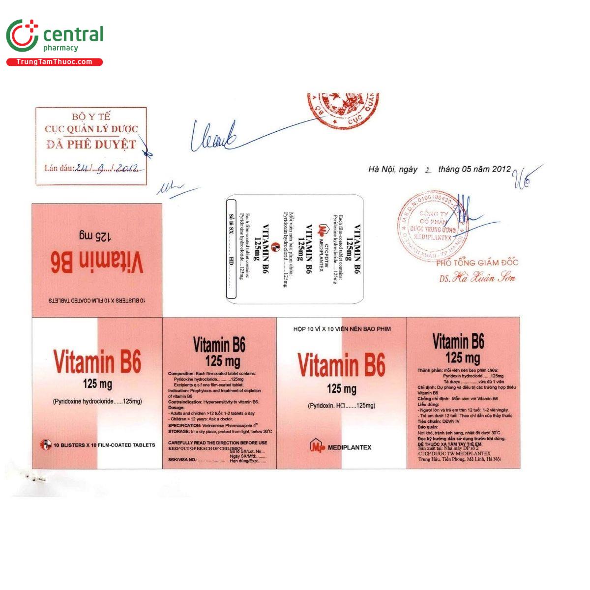 thuoc vitamin b6 125mg mediplantex 3 A0641 thuoc vitamin b6 125mg mediplantex 3 A0641