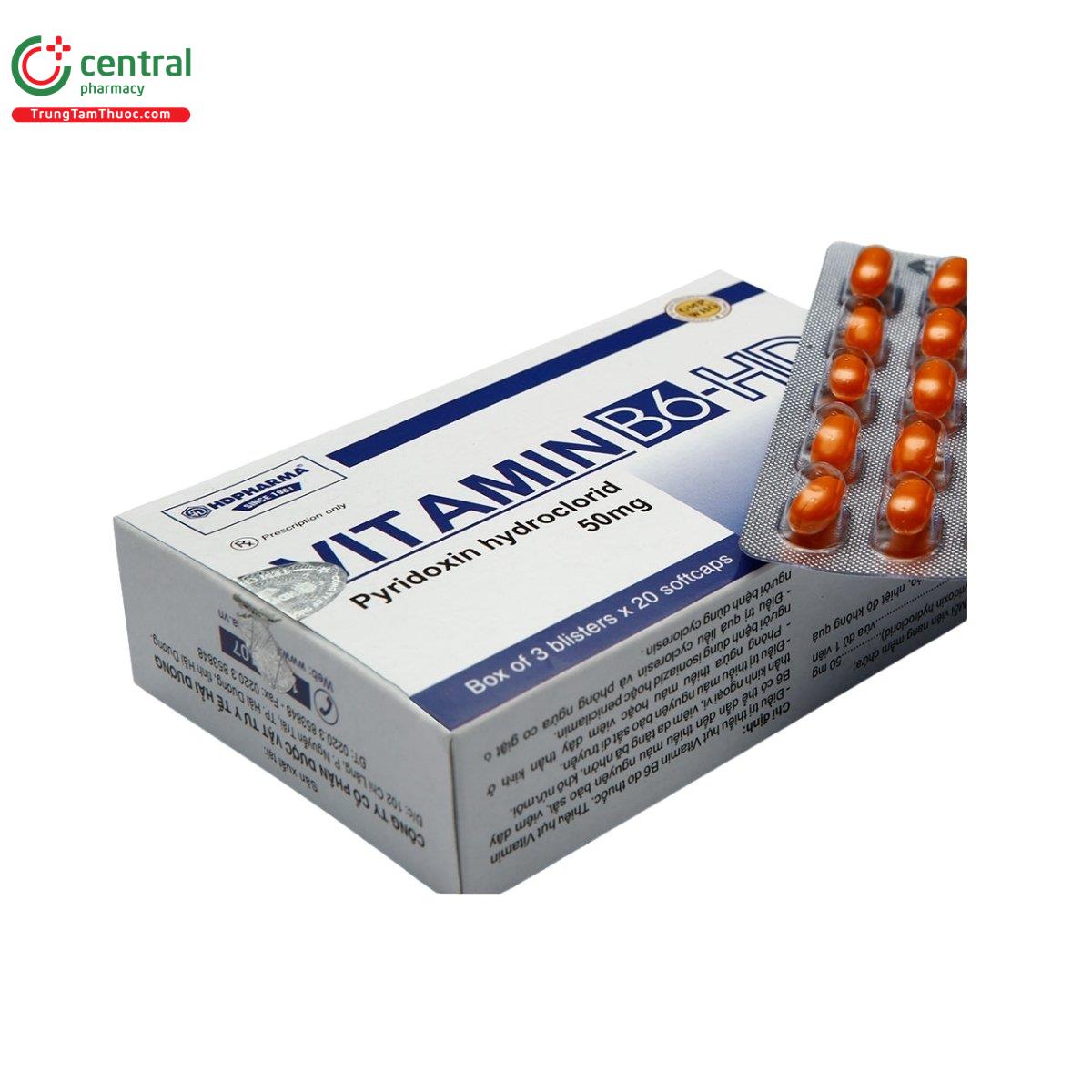 thuoc vitamin b6 hd 50mg 4 V8811 thuoc vitamin b6 hd 50mg 4 V8811