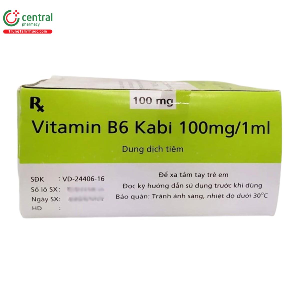 thuoc vitamin b6 kabi 100mg 1ml 1 C0816 thuoc vitamin b6 kabi 100mg 1ml 1 C0816