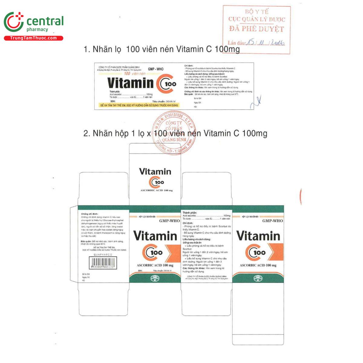 thuoc vitamin c 100 quapharco 2 L4411 thuoc vitamin c 100 quapharco 2 L4411