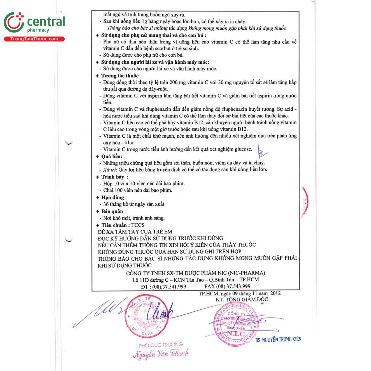 thuoc vitamin c 250mg duoc nic pharma 5 Q6482