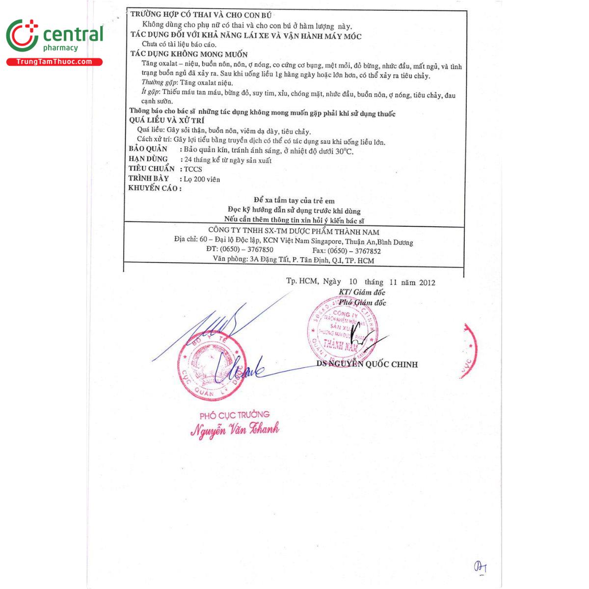 thuoc vitamin c 250mg duoc thanh nam 5 E1072 thuoc vitamin c 250mg duoc thanh nam 5 E1072