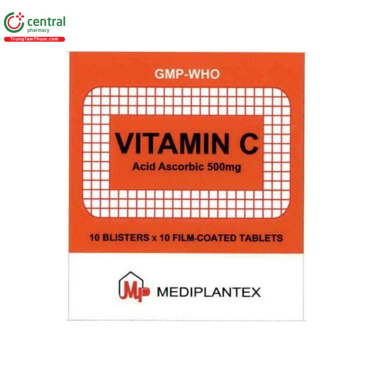 thuoc vitamin c 500mg mediplantex 2 J3257 thuoc vitamin c 500mg mediplantex 2 J3257