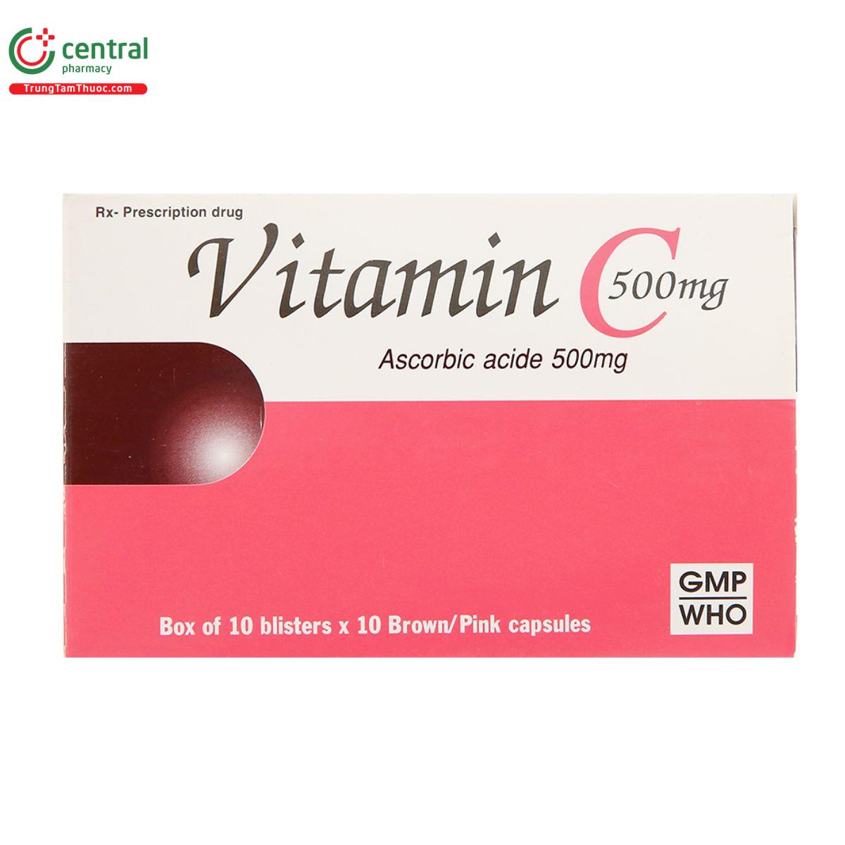 thuoc vitamin c 500mg tipharco 5 O5012