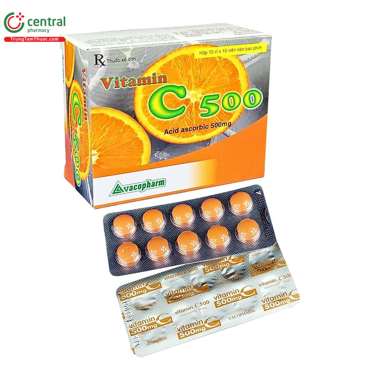thuoc vitamin c 500mg vacopharm vien nen bao phim 1 P6768 thuoc vitamin c 500mg vacopharm vien nen bao phim 1 P6768
