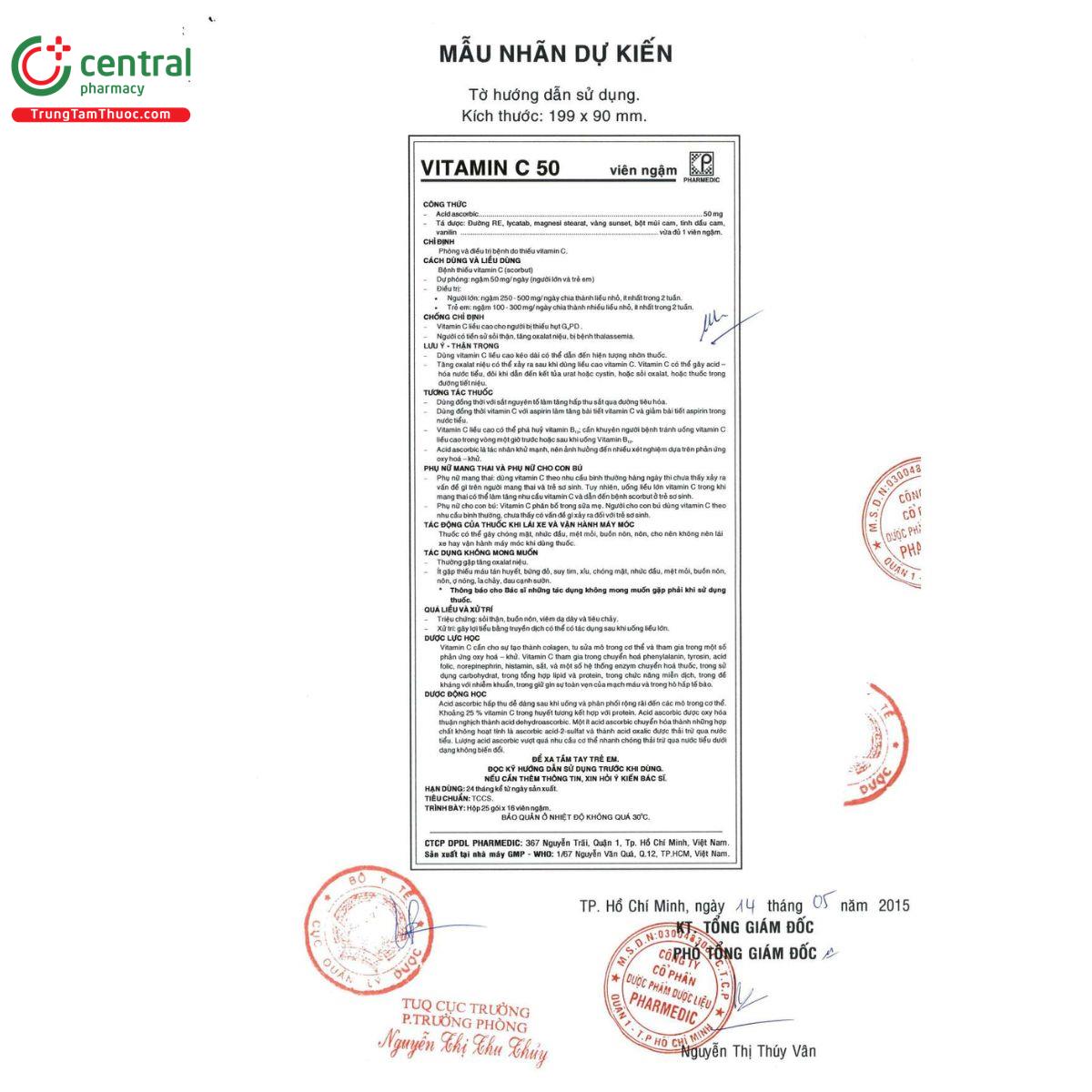 thuoc vitamin c 50mg pharmedic 2 Q6575 thuoc vitamin c 50mg pharmedic 2 Q6575