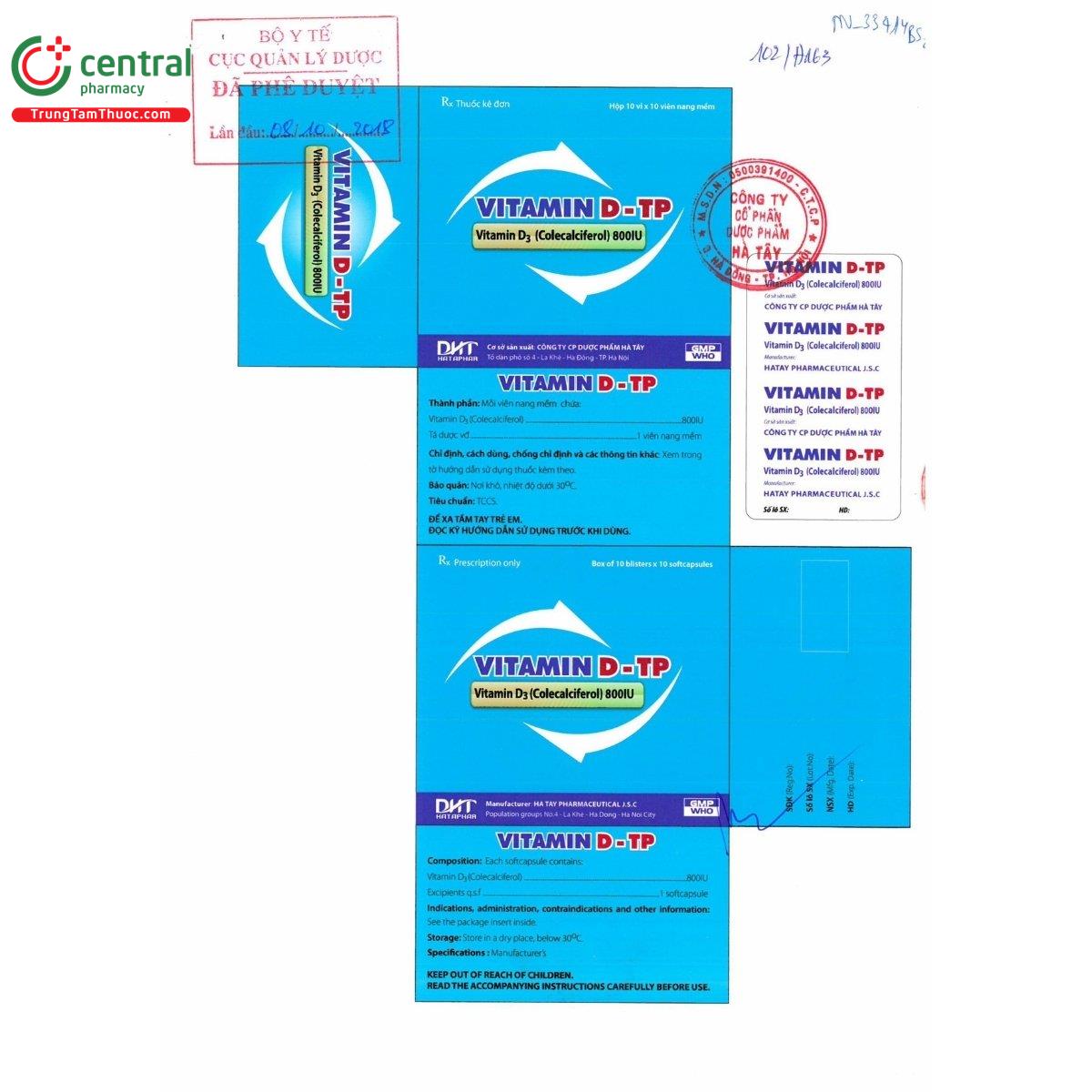thuoc vitamin d tp 800iu 4 A0511 thuoc vitamin d tp 800iu 4 A0511