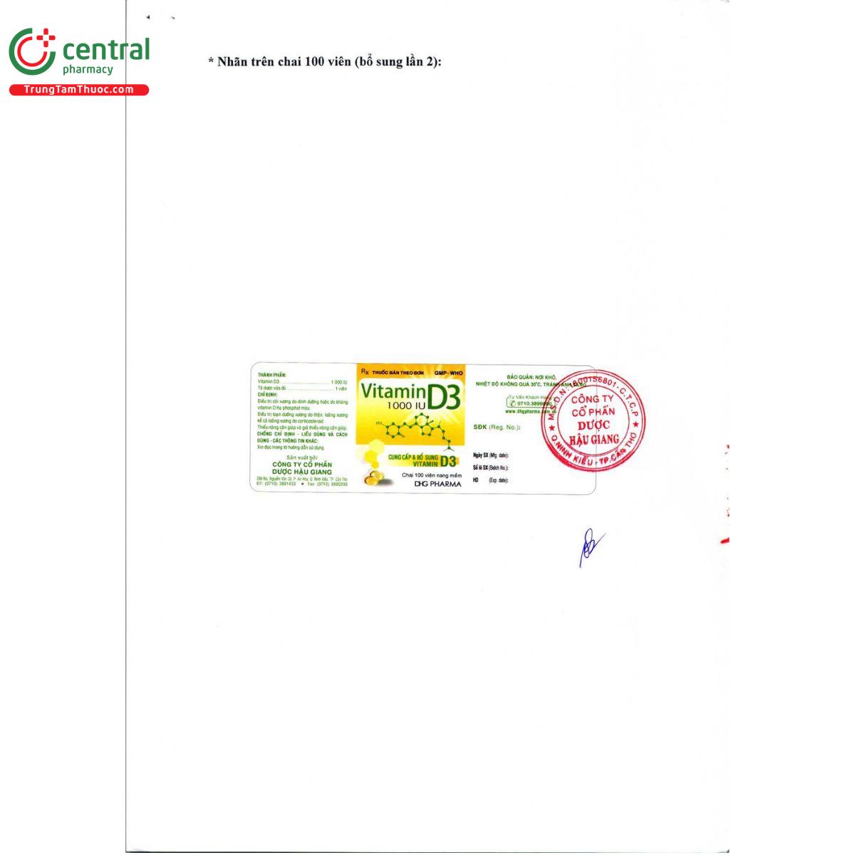 thuoc vitamin d3 1000iu dhg 6 H2626 thuoc vitamin d3 1000iu dhg 6 H2626
