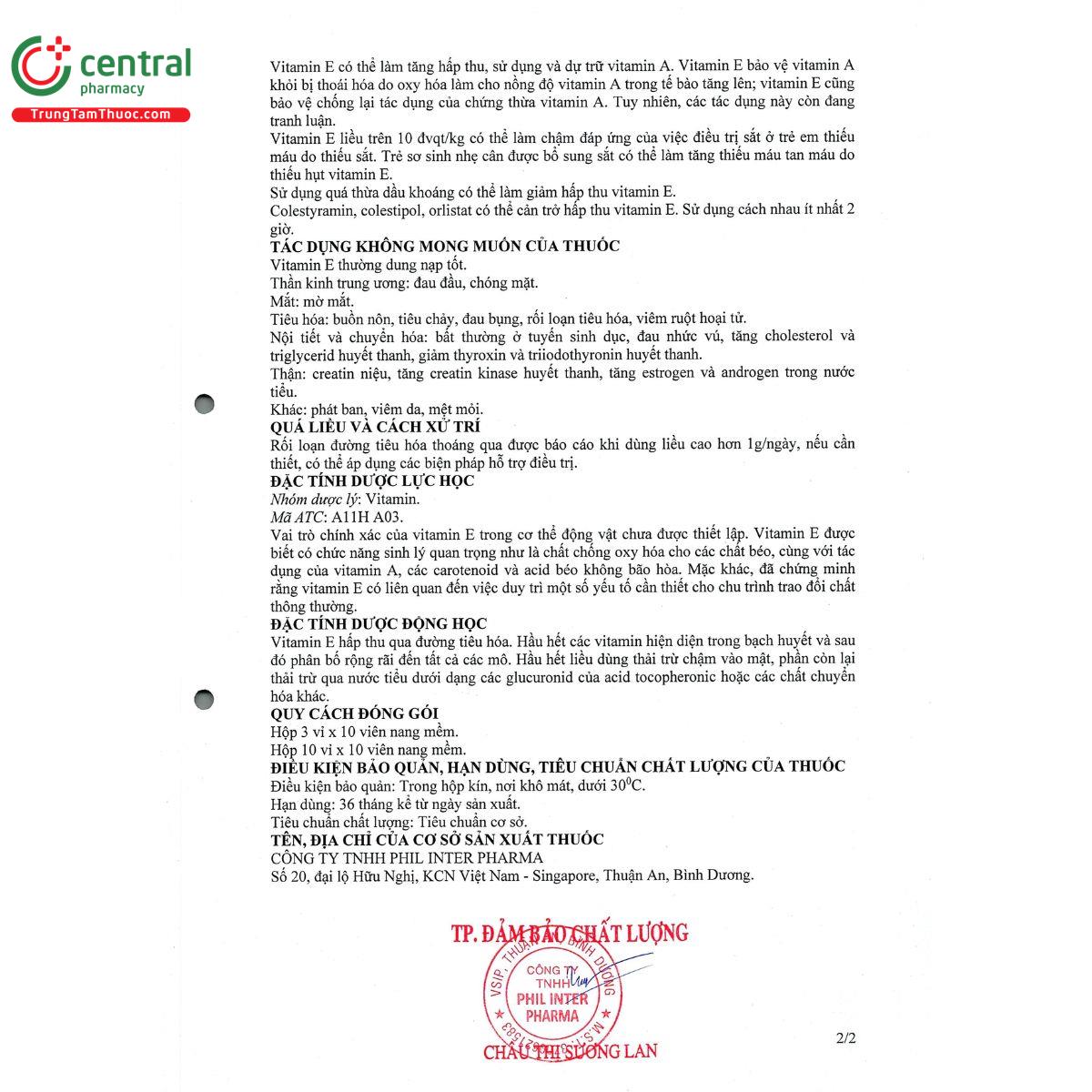 thuoc vitamin e 400 iu phi inter pharma 6 A0664 thuoc vitamin e 400 iu phi inter pharma 6 A0664