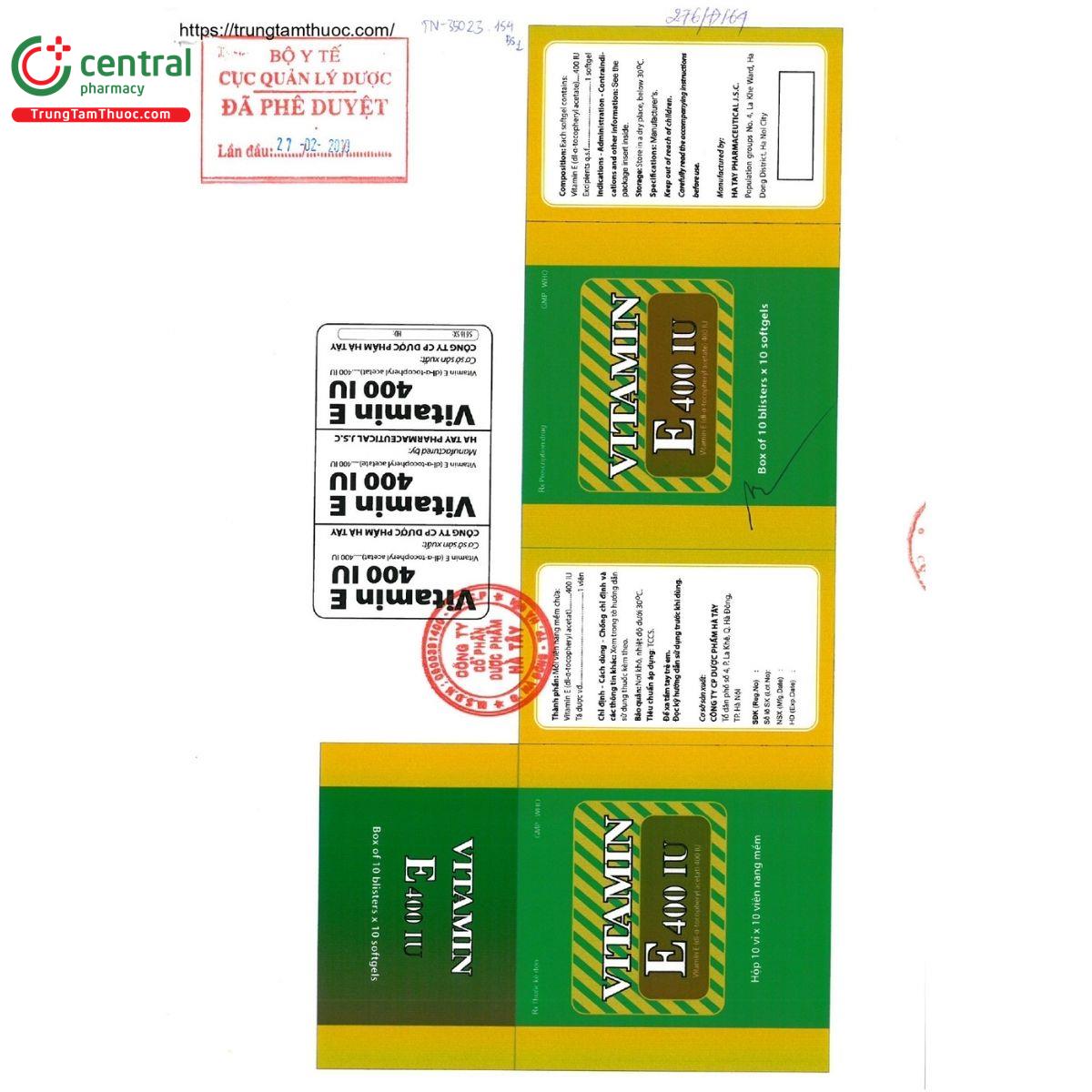 thuoc vitamin e 400iu hataphar 2 H3876
