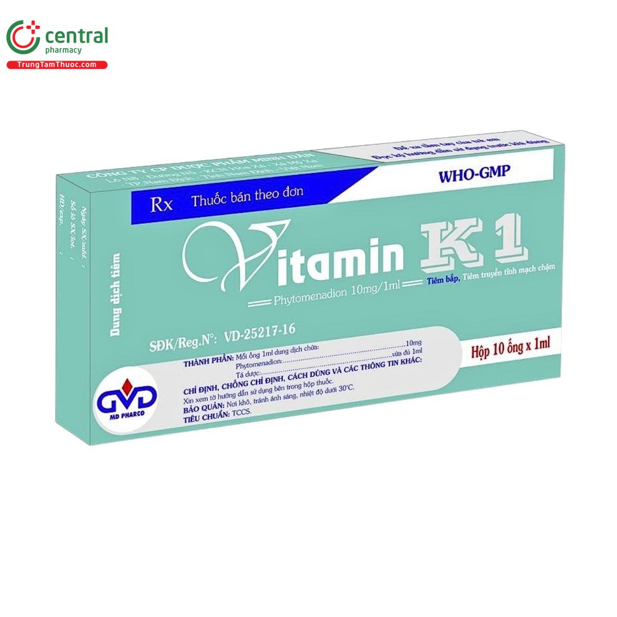 thuoc vitamin k1 10mg 1ml minh dan 1 G2447 thuoc vitamin k1 10mg 1ml minh dan 1 G2447