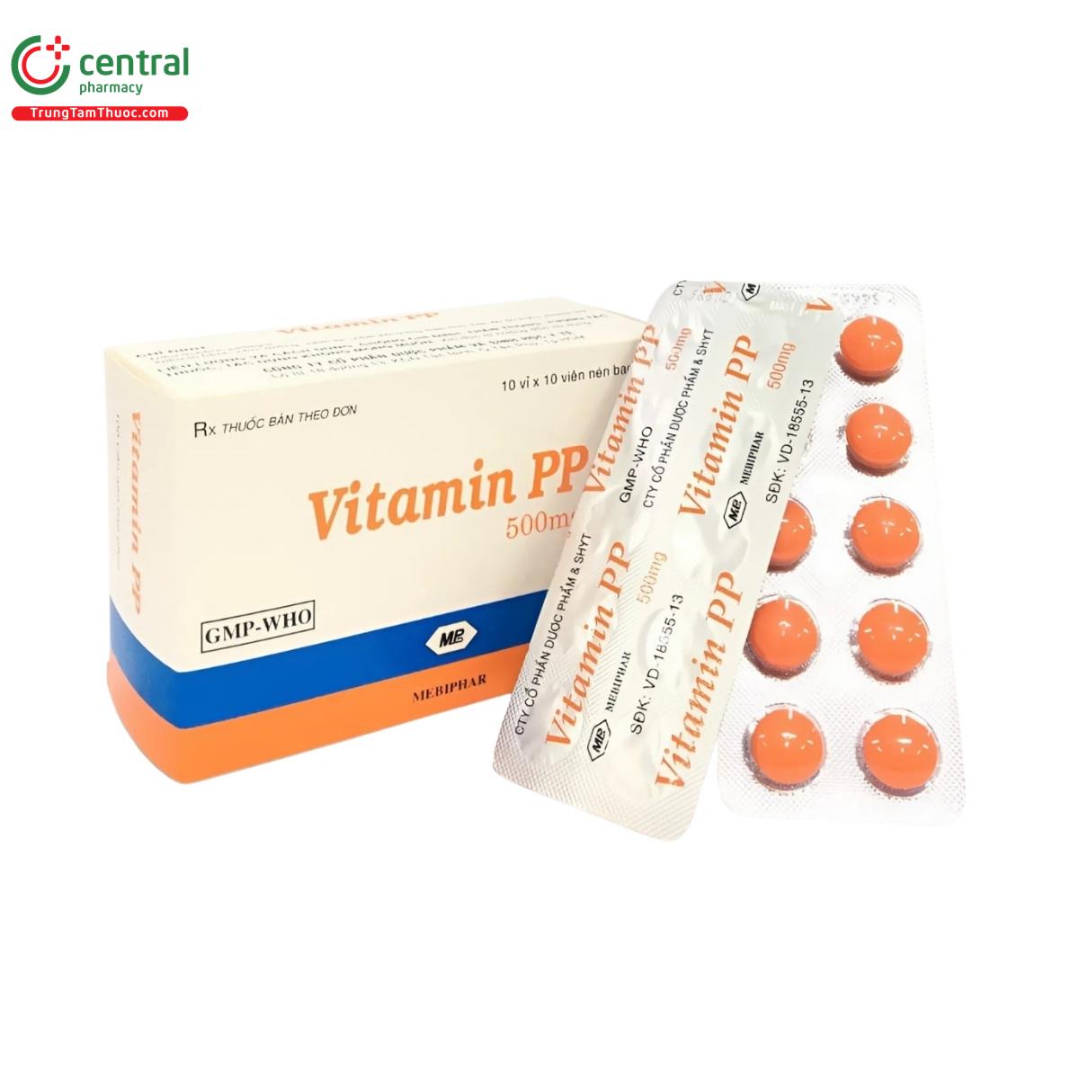 thuoc vitamin pp 500mg mebiphar 3 K4133