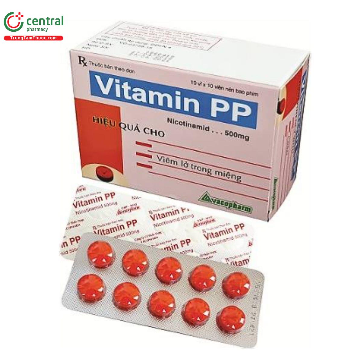 thuoc vitamin pp 500mg vacopharm vien nen bao phim 1 I3560