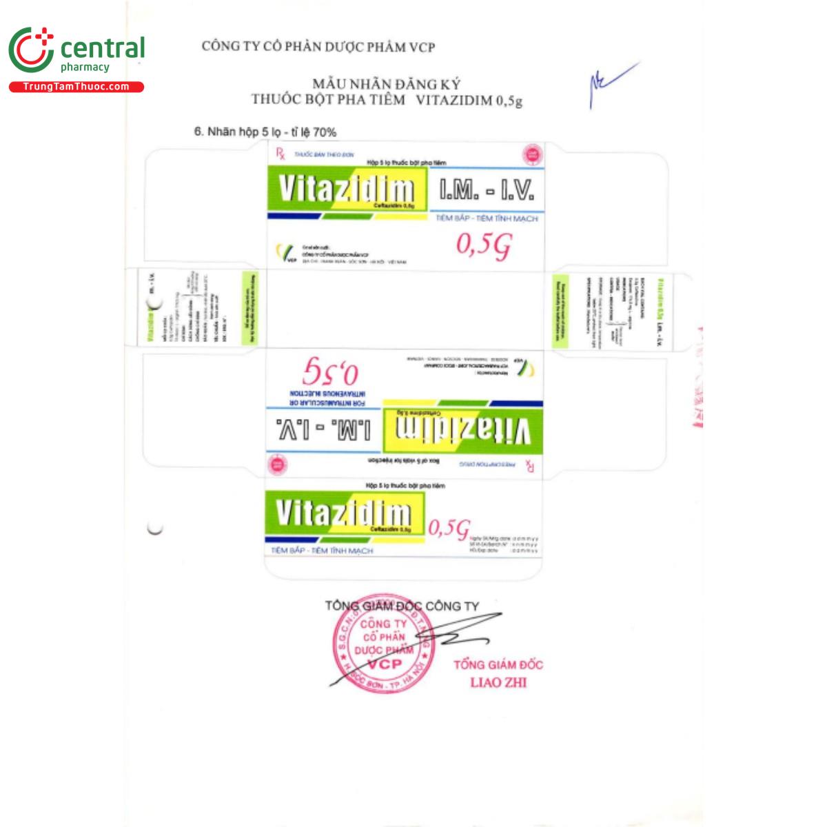 thuoc vitazidim 0 5g 8 G2731