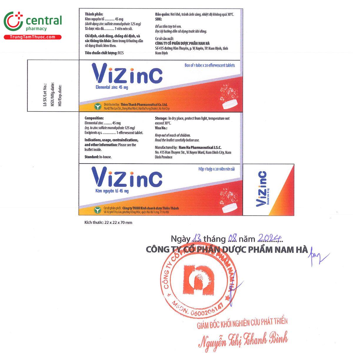 thuoc vizinc 4 L4443 thuoc vizinc 4 L4443