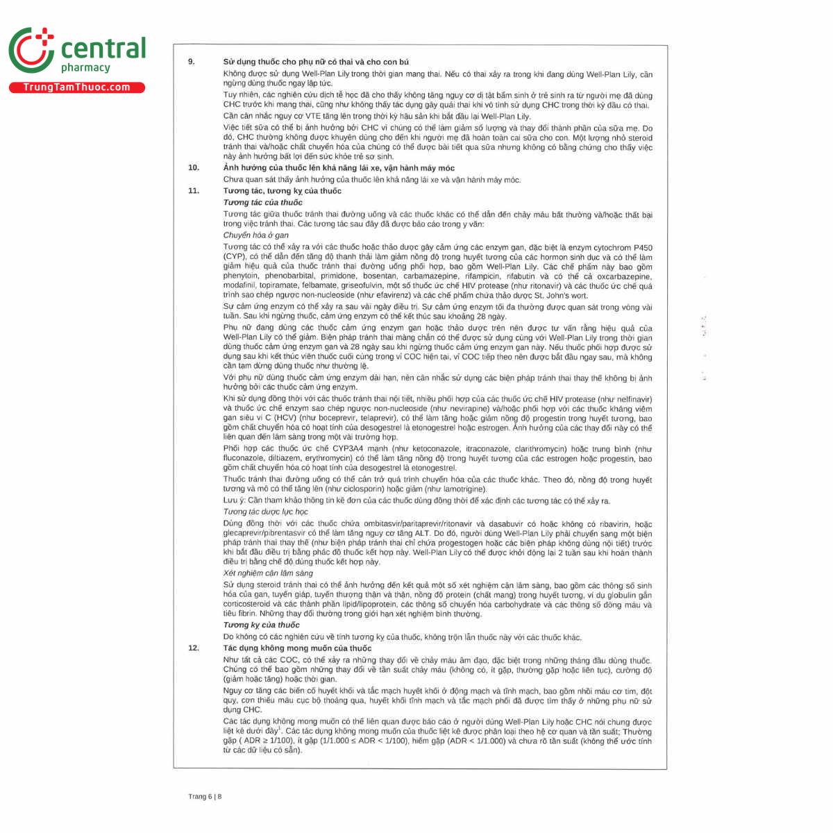 thuoc well plan lily 10 T7707