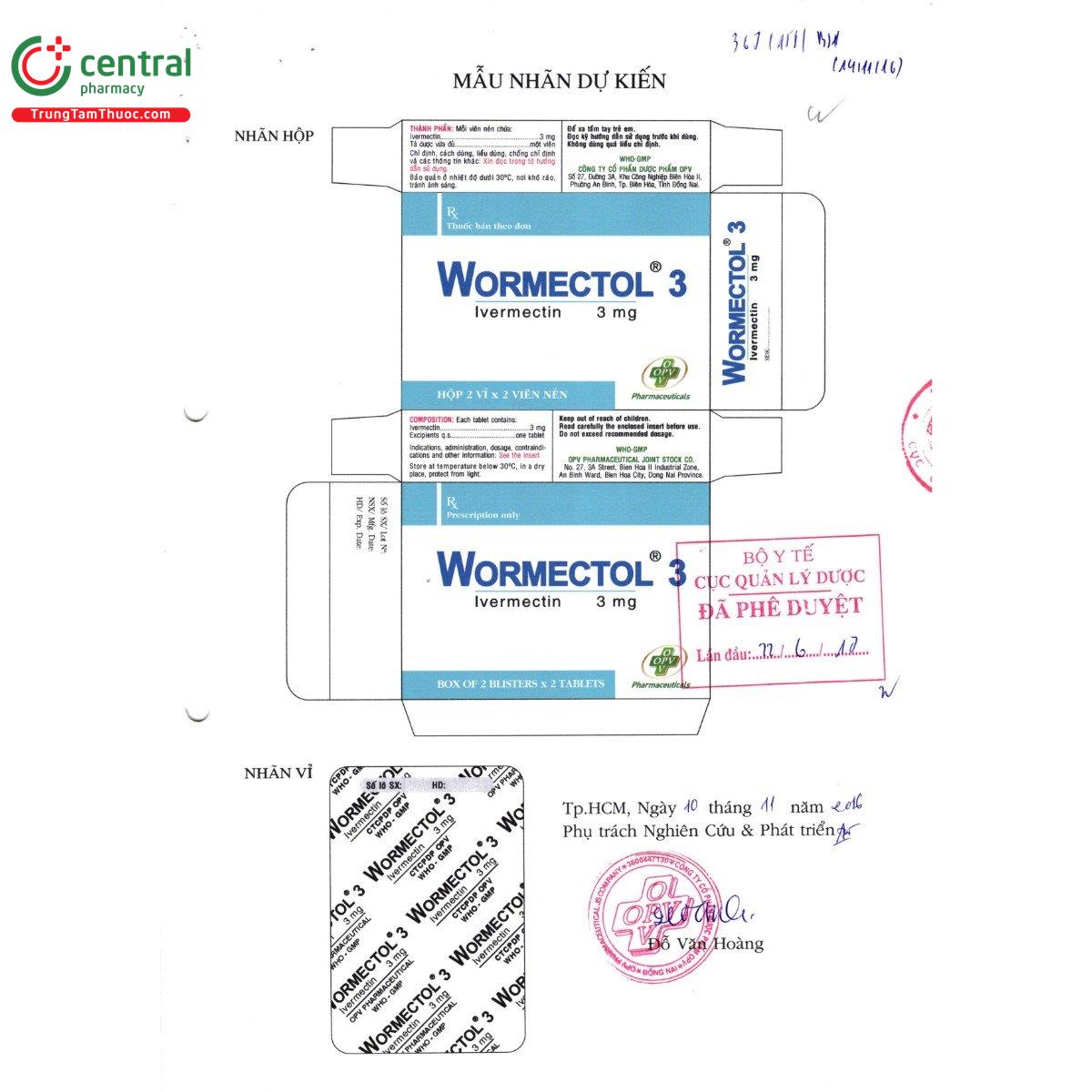 thuoc wormectol 3 2 O6787
