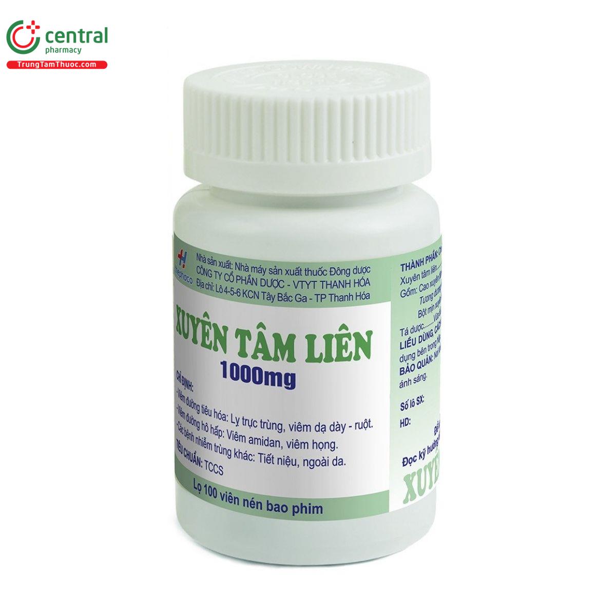 thuoc xuyen tam lien thephaco 3 P6086 thuoc xuyen tam lien thephaco 3 P6086