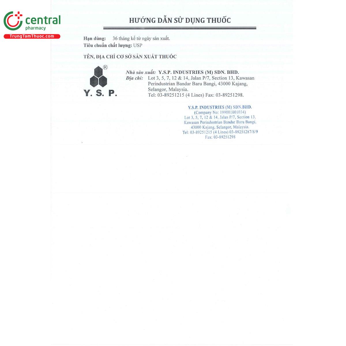 thuoc yspporo suppository 125 mg 7 E1151 thuoc yspporo suppository 125 mg 7 E1151